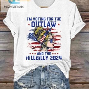 Vote Outlaw Hillbilly 2024 Funny Womens Election Tee hotcouturetrends 1 1