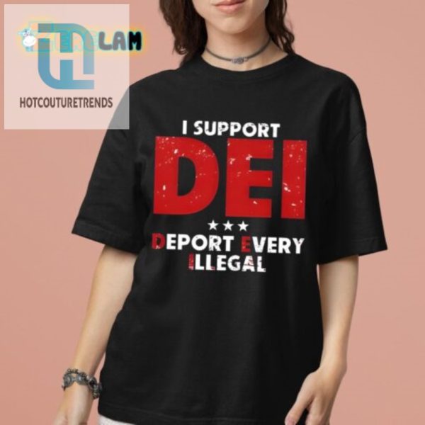 Hilarious Dei Deport Shirt Unique Support With A Smile hotcouturetrends 1