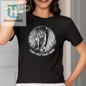 Moth Man Dog Petting Shirt Quirky Hilarious Spade.Ink Tee hotcouturetrends 1 1