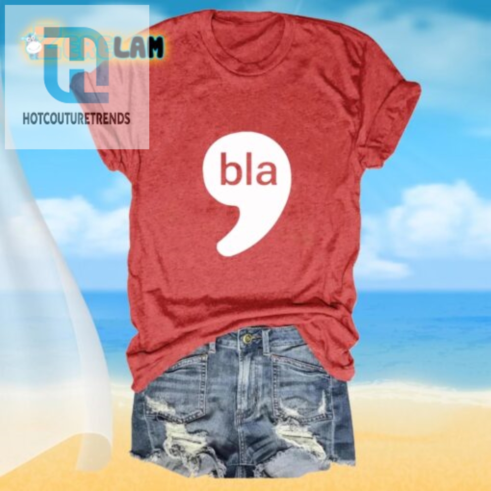 Womens Bla Print Tee  Uniquely Comfy  Witty