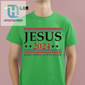 Funny Womens Jesus 2024 Pray Again Shirt Unique Print hotcouturetrends 1 2