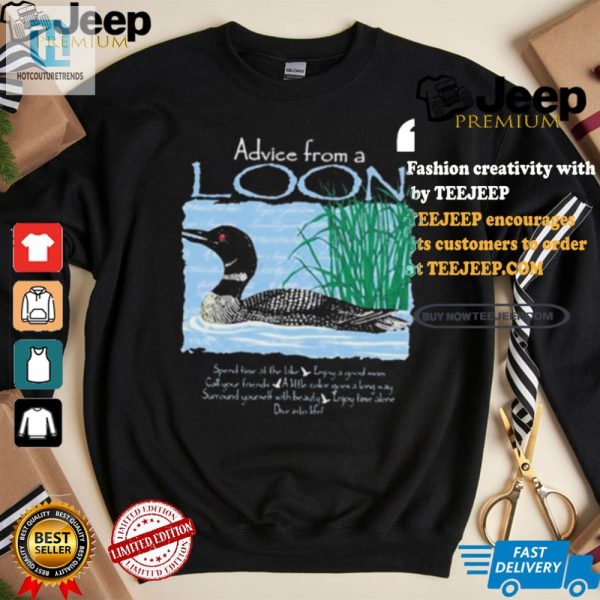 Get Quirky Advice From A Loon Lake Time Tshirt hotcouturetrends 1 2