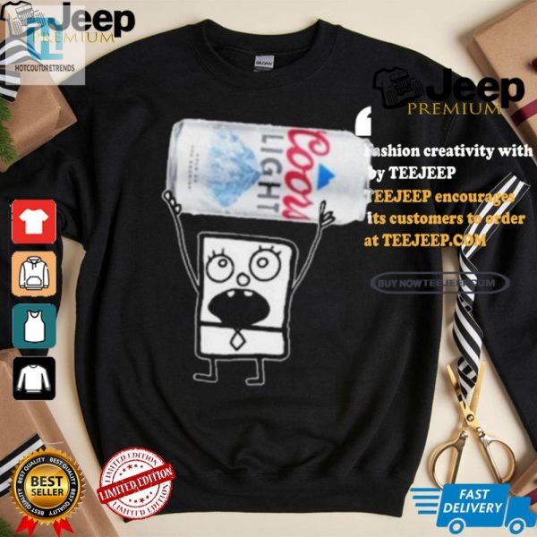 Doodlebob Coors Light Tee Funny Unique Perfect For Fans hotcouturetrends 1 2