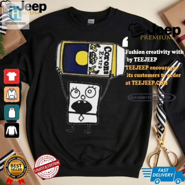 Doodlebob Corona Extra Tshirt Hilarious Unique Gift hotcouturetrends 1 2