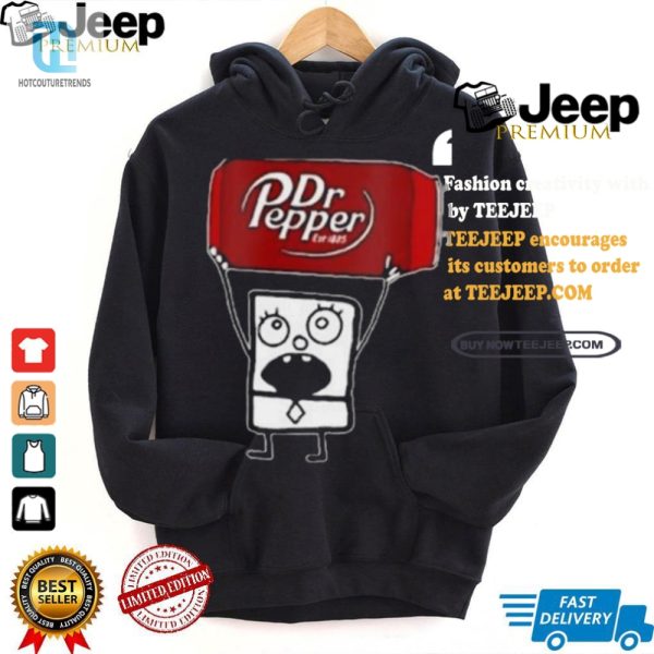 Doodlebob Dr Pepper Tee Quirky Unique Drink Lovers Shirt hotcouturetrends 1 1