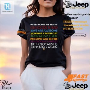 Funny Genocide Is Bad Jews Are Awesome House Shirt hotcouturetrends 1 1