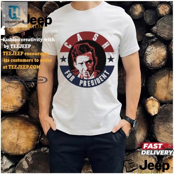 Electrify Your Wardrobe Funny Johnny Cash President Tee hotcouturetrends 1