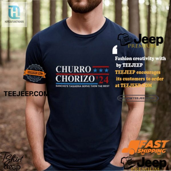 Get Snappy 2024 Churro Chorizo Tee Sanchos Taqueria Style hotcouturetrends 1