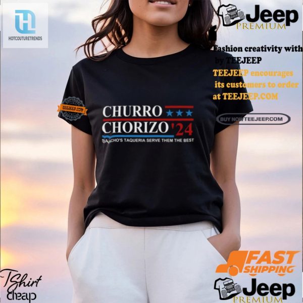 Get Snappy 2024 Churro Chorizo Tee Sanchos Taqueria Style hotcouturetrends 1 1