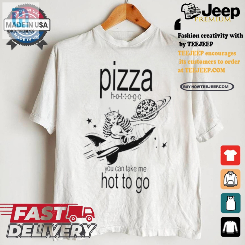 Hottogo Pizza Brat Shirt  Funny  Unique Takeaway Tee