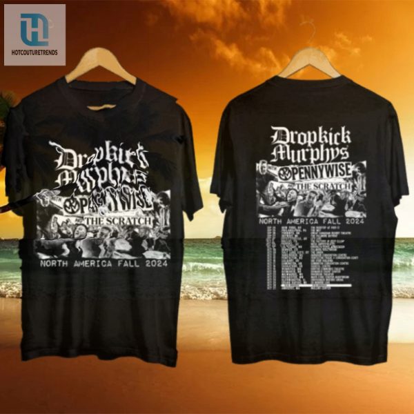 Rock Your Fall With Hilarious Dropkick Murphys Tour Tee hotcouturetrends 1