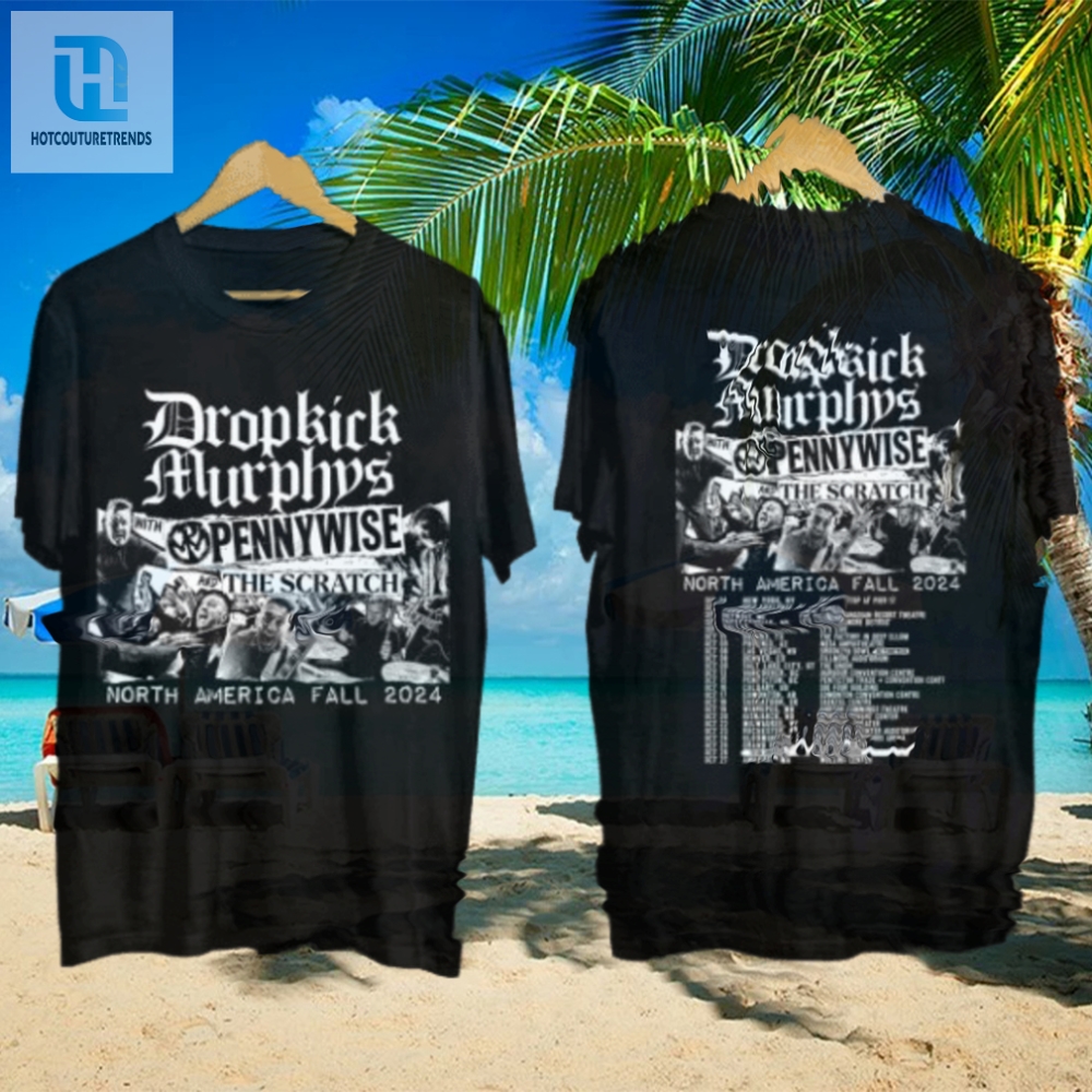 Rock Your Fall With Hilarious Dropkick Murphys Tour Tee