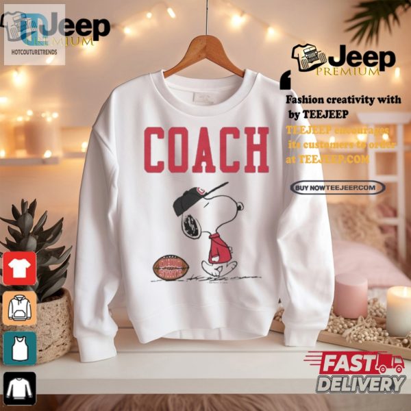 Snoopy Peanuts X Ohio State Coach Tee Hilariously Unique hotcouturetrends 1