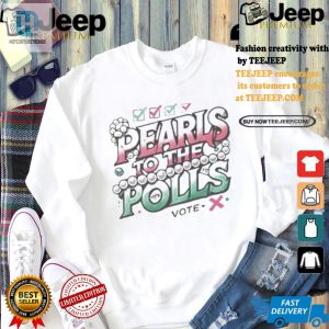 Vote In Style Funny Kamala Harris Pearls Tshirt Democrat hotcouturetrends 1 2