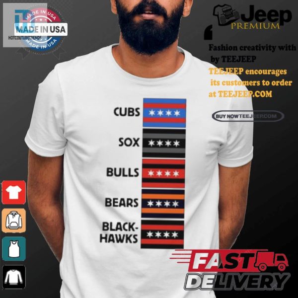 Rep Chitown Funny Chicago Teams Flag Shirt hotcouturetrends 1 3