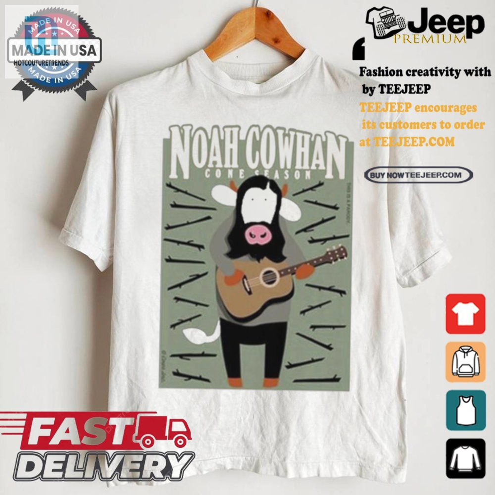 Mootifully Funny Get Your Cows Store Noah Kahan 2024 Tee