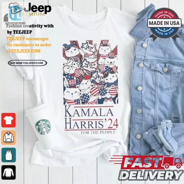 Funny Kamala Harris Cat Lady Uncle Sam Tshirt For 2024 hotcouturetrends 1