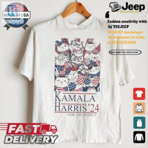 Funny Kamala Harris Cat Lady Uncle Sam Tshirt For 2024 hotcouturetrends 1 1