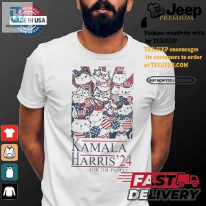 Funny Kamala Harris Cat Lady Uncle Sam Tshirt For 2024 hotcouturetrends 1 3