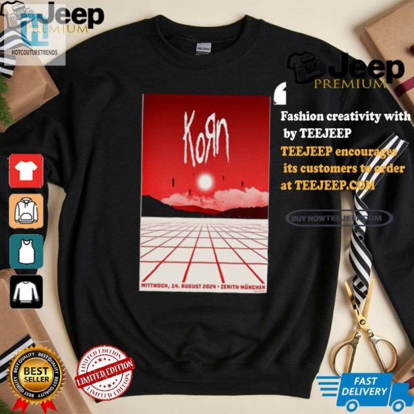 Korn Munich 2024 Funny Poster Tee Grab Yours Now hotcouturetrends 1 3