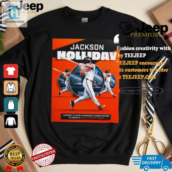 Holliday Homers Heroics Tee Orioles Triple Hit Legend hotcouturetrends 1 3