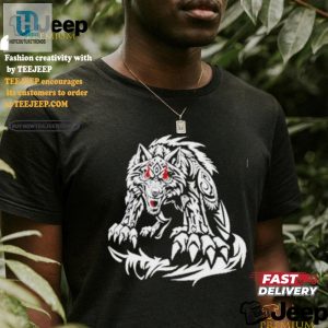 Wolf Howlin Hilarious Black Jacob Fatu Tee hotcouturetrends 1 3