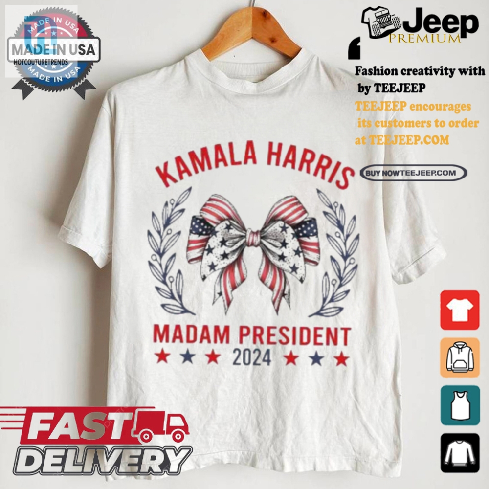 Elect A Smile With Kamala Harris 2024 Funny Voting Tee