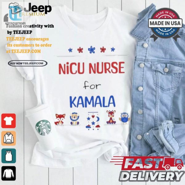 Vote Kamala Harris Funny Nicu Nurse Kids Toy Tshirt hotcouturetrends 1