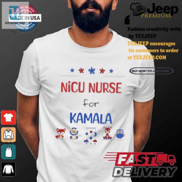 Vote Kamala Harris Funny Nicu Nurse Kids Toy Tshirt hotcouturetrends 1 3