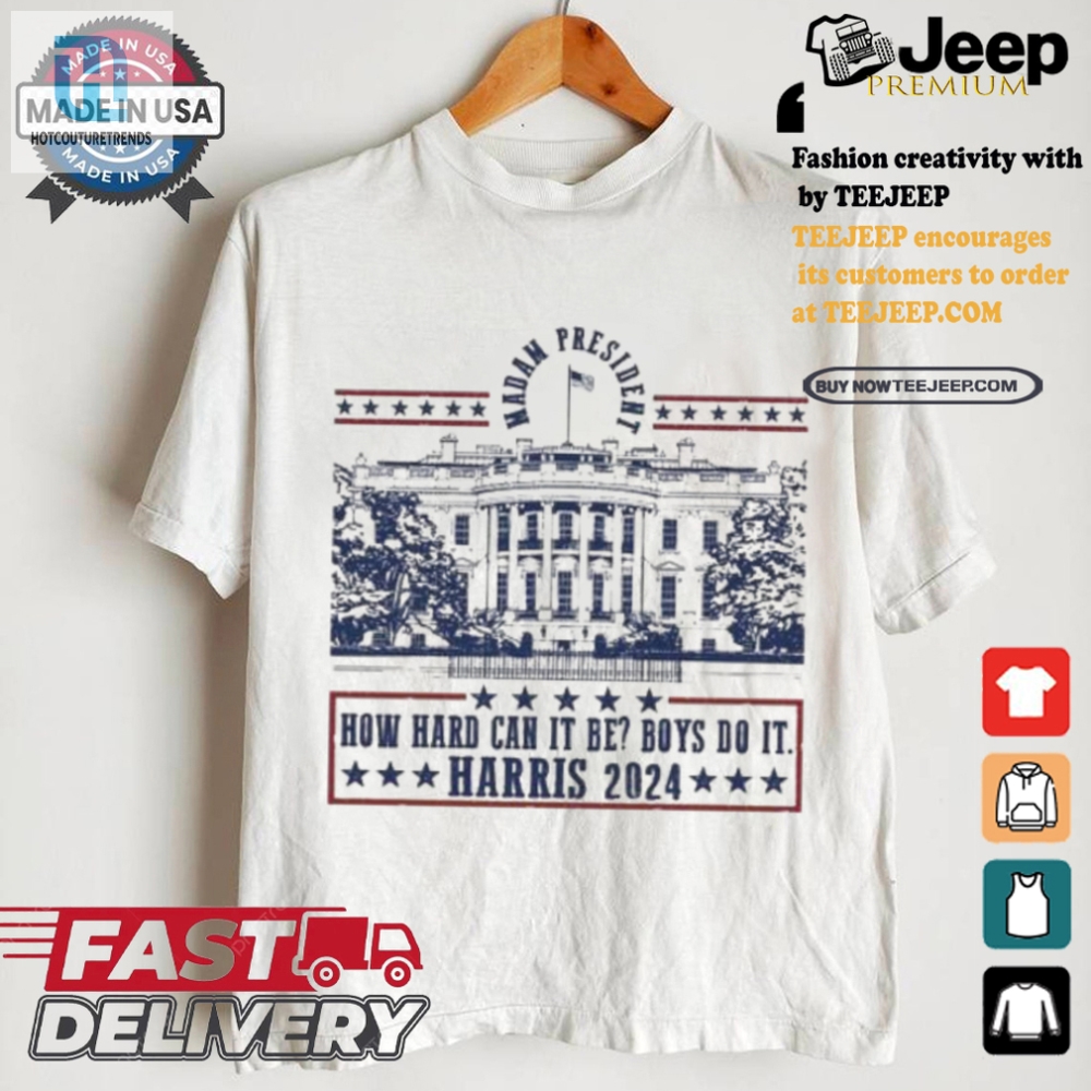 Elect Kamala Harris 2024 Funny President Tshirt  Unique Design