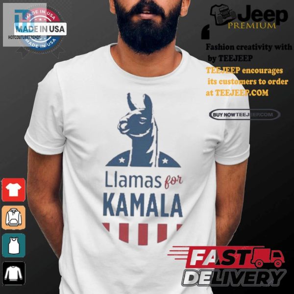 Funny Kamala Harris Llama Shirt Unique Democrat Gift Tee hotcouturetrends 1 3