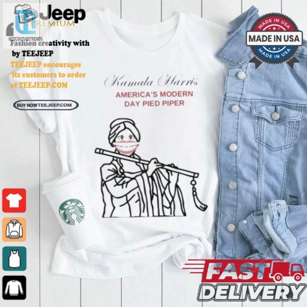 Funny Kamala Harris Modern Pied Piper Tshirt Unique Design hotcouturetrends 1