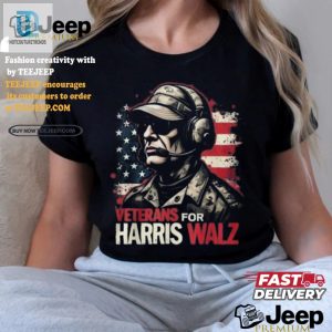 Funny Veterans For Harris Walz 2024 Tee Official Gear hotcouturetrends 1 1