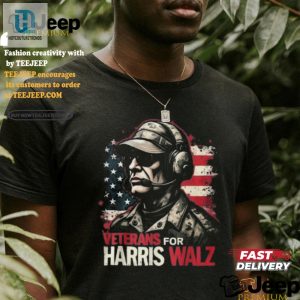 Funny Veterans For Harris Walz 2024 Tee Official Gear hotcouturetrends 1 3