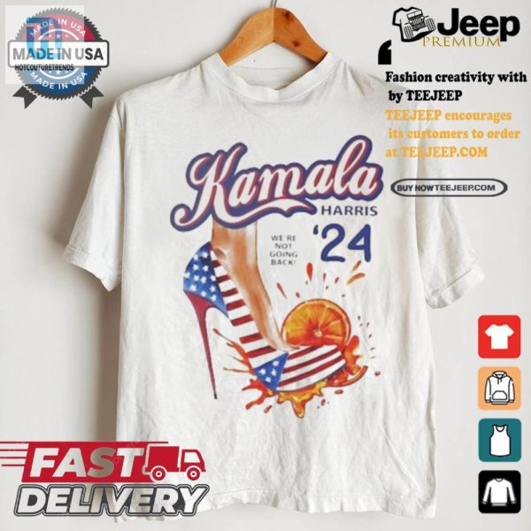 Trample Trump Kamala Harris Fun Flag Heels Tshirt hotcouturetrends 1 1