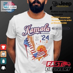 Trample Trump Kamala Harris Fun Flag Heels Tshirt hotcouturetrends 1 3