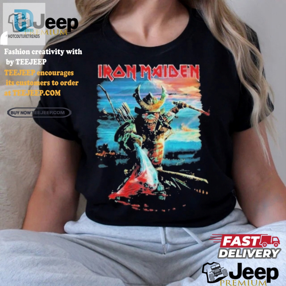 Rock Mount Fuji In Style Iron Maiden 2024 Tour Tee