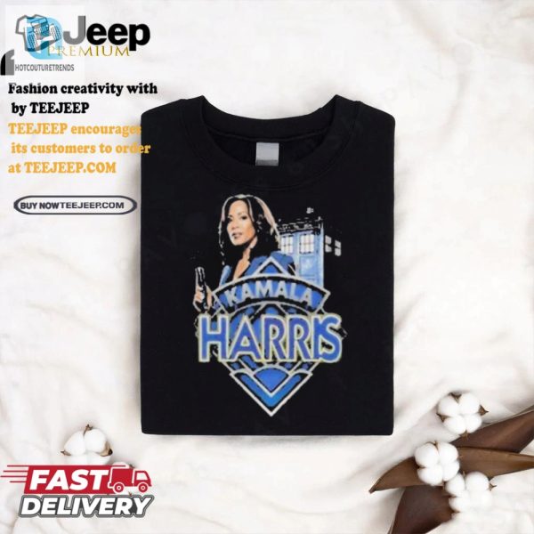 Quirky Kamala Harris Timey Wimey Tshirt Funny Unique hotcouturetrends 1