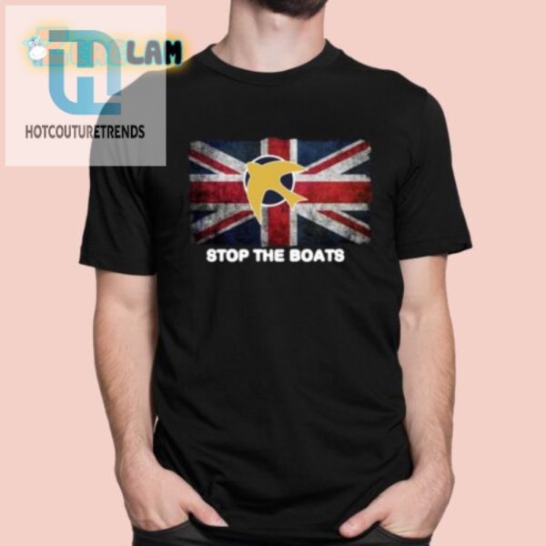 Stop The Boats Uk Flag Tee Make Waves With Laughter hotcouturetrends 1