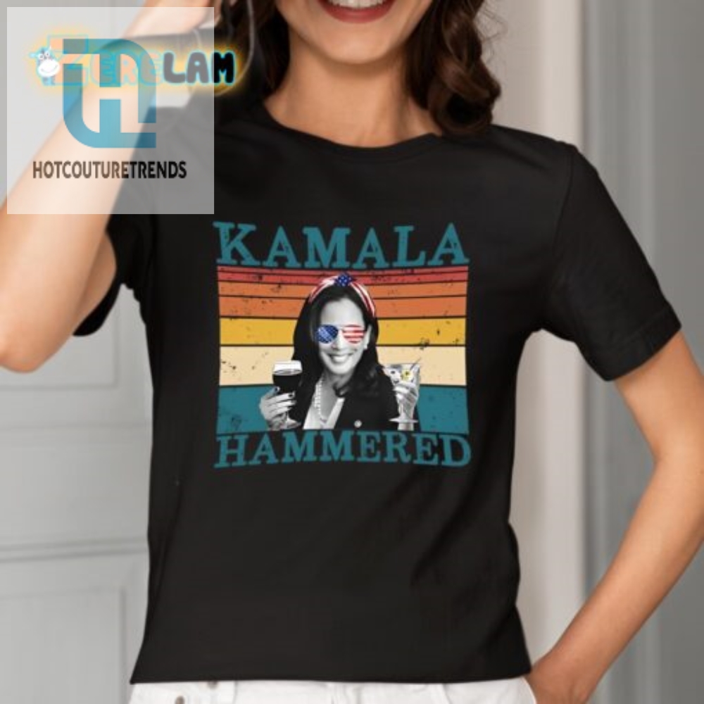 Get Hammered With Kamala Harris  Unique Humor Tee