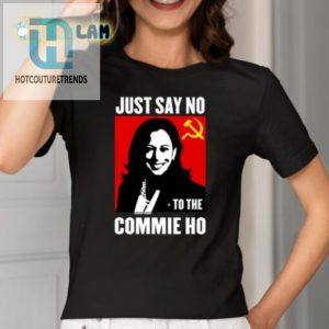 Humorous Kamala Harris No Commie Ho Novelty Shirt hotcouturetrends 1 1