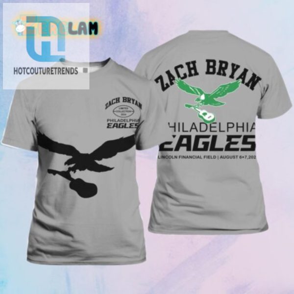 Get Your 2024 Zach Bryan Eagles Shirt Fly Laugh Repeat hotcouturetrends 1