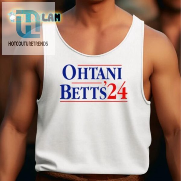 Elect Ohtani Betts Dodgers 24 Funny Presidential Tee hotcouturetrends 1 4