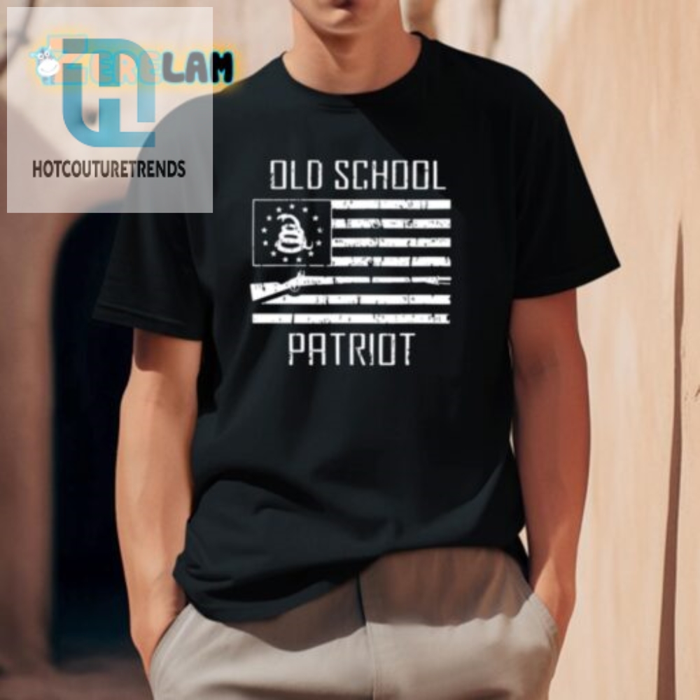 Vintage Patriot Tee Show Your Funny Old School Spirit