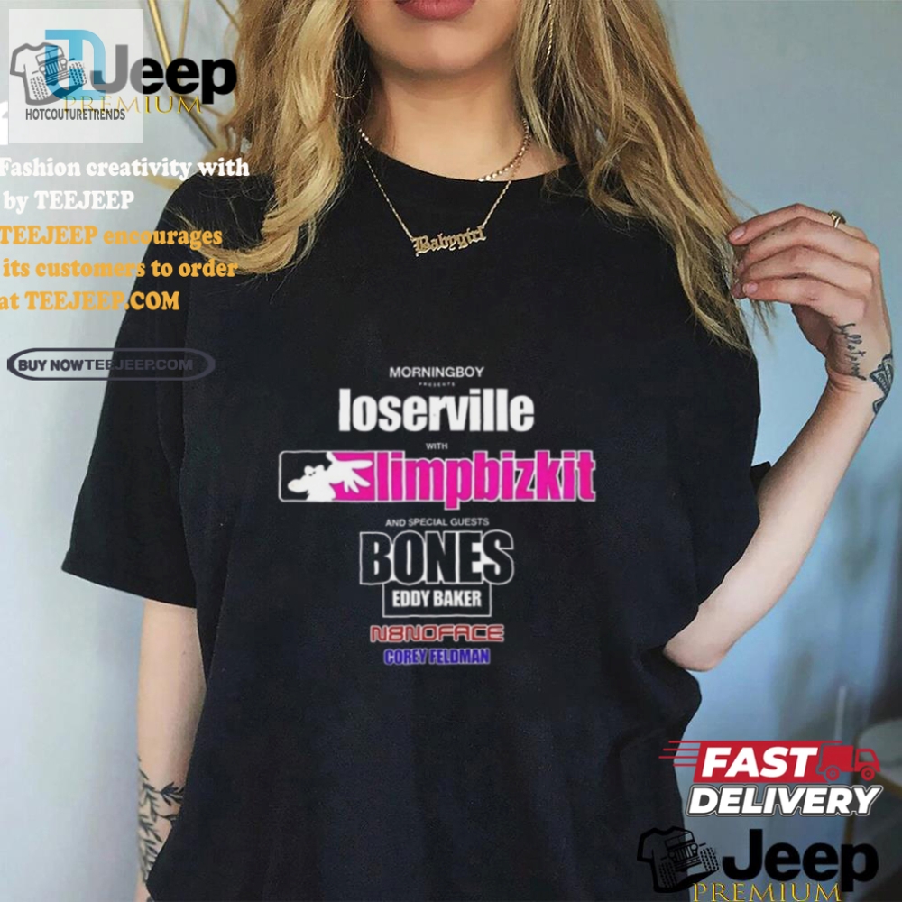 Rock Loserville In Style  2024 Limp Bizkit Tour Shirt