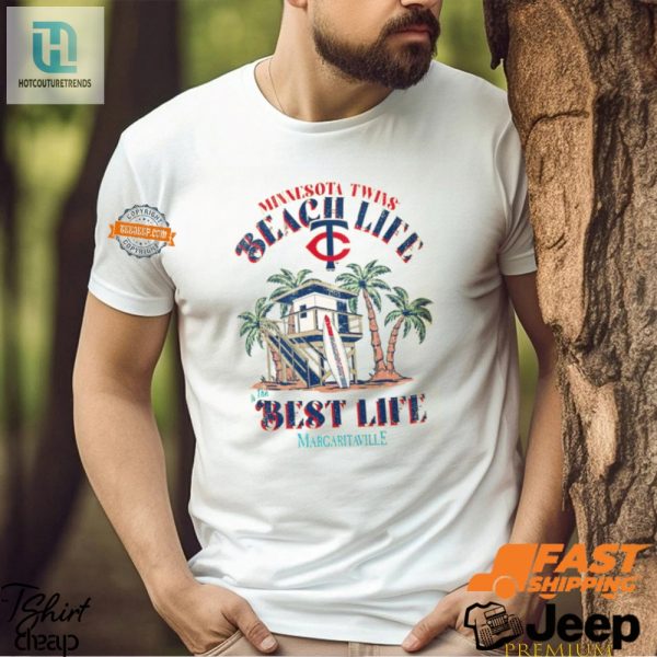 Relax In Style Fun Minnesota Twins Beach Hut Tee hotcouturetrends 1 2