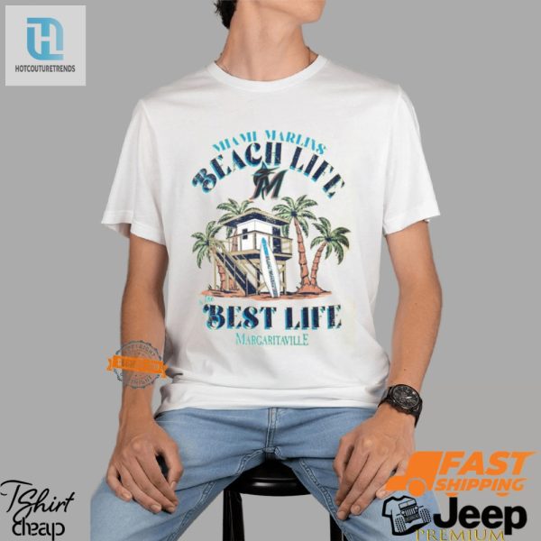 Get Hut Or Nut Miami Marlins Beach Tshirt Bonanza hotcouturetrends 1 3