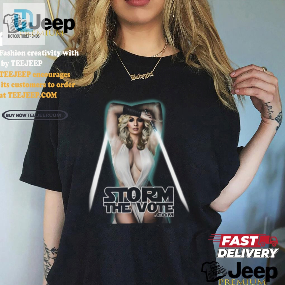 Vote With Alienwerxs Humor  Unisex Storm The Vote Tee