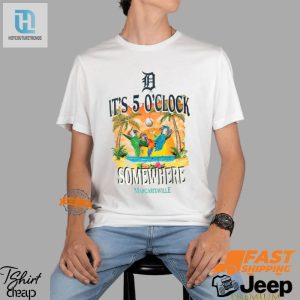 Detroit Tigers 5 Oclock Shirt Perfect Timing Every Time hotcouturetrends 1 3