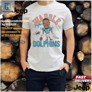 Get Waddlefied Youth Jaylen Waddle Dolphin Tee hotcouturetrends 1 2